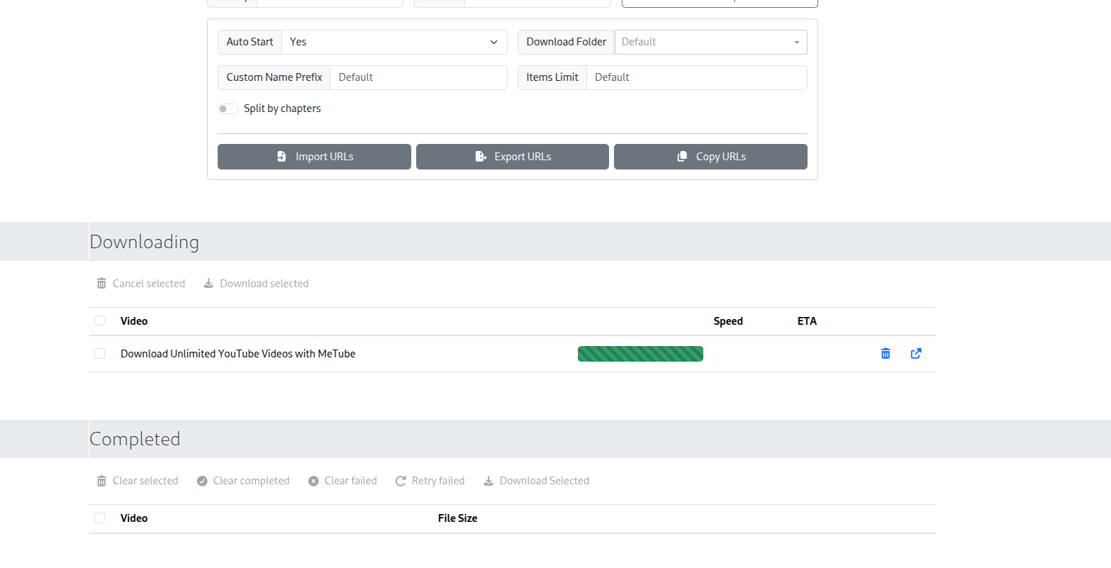 MeTube YouTube Downloader
